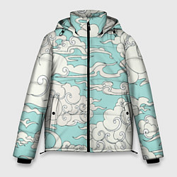 Куртка зимняя мужская Fly clouds, цвет: 3D-черный