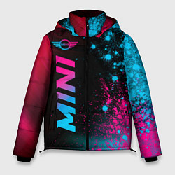 Мужская зимняя куртка Mini - neon gradient: по-вертикали