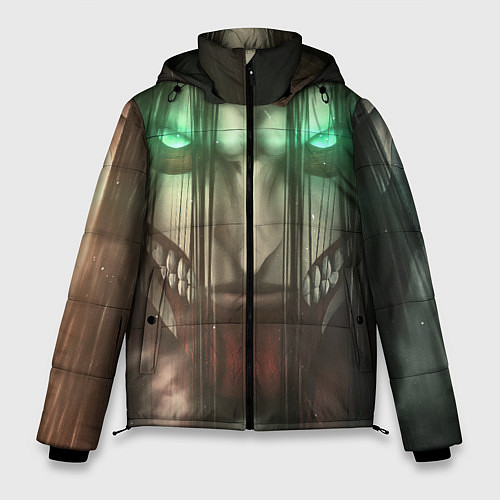 Мужская зимняя куртка Атака Титанов Eren Yaeger / 3D-Светло-серый – фото 1