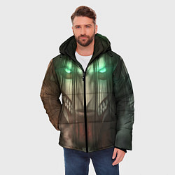 Куртка зимняя мужская Атака Титанов Eren Yaeger, цвет: 3D-светло-серый — фото 2