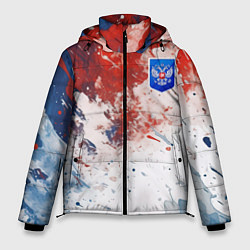 Мужская зимняя куртка Краски и герб России