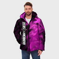 Куртка зимняя мужская Rainbow Six pro gaming: по-вертикали, цвет: 3D-черный — фото 2