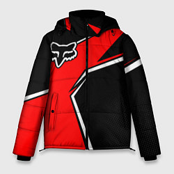 Куртка зимняя мужская Fox мотокросс - красный, цвет: 3D-красный
