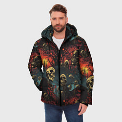 Куртка зимняя мужская Нечистый дух, цвет: 3D-черный — фото 2