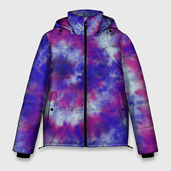 Куртка зимняя мужская Tie-Dye дизайн, цвет: 3D-светло-серый