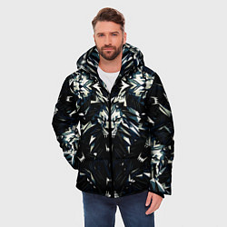 Куртка зимняя мужская Прайд львов, цвет: 3D-черный — фото 2