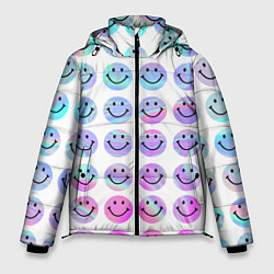 Мужская зимняя куртка Smiley holographic