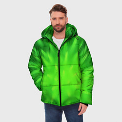Куртка зимняя мужская Зеленый взрыв, цвет: 3D-черный — фото 2