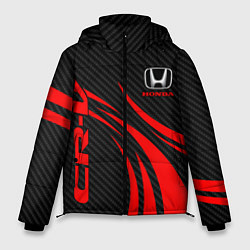 Мужская зимняя куртка Honda CR-V - красный и карбон