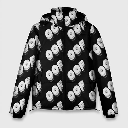Мужская зимняя куртка Off выключение / 3D-Светло-серый – фото 1