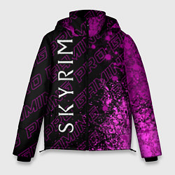 Куртка зимняя мужская Skyrim pro gaming: по-вертикали, цвет: 3D-черный
