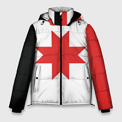 Куртка зимняя мужская Флаг Удмуртии, цвет: 3D-светло-серый