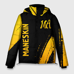 Куртка зимняя мужская Maneskin - gold gradient вертикально, цвет: 3D-черный