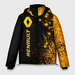 Куртка зимняя мужская Renault - gold gradient по-вертикали, цвет: 3D-черный