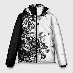 Куртка зимняя мужская Иллюстрация свободы, цвет: 3D-черный