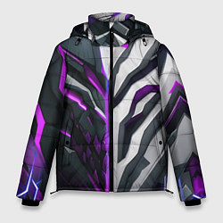 Куртка зимняя мужская Броня адская и райская фиолетовая, цвет: 3D-светло-серый