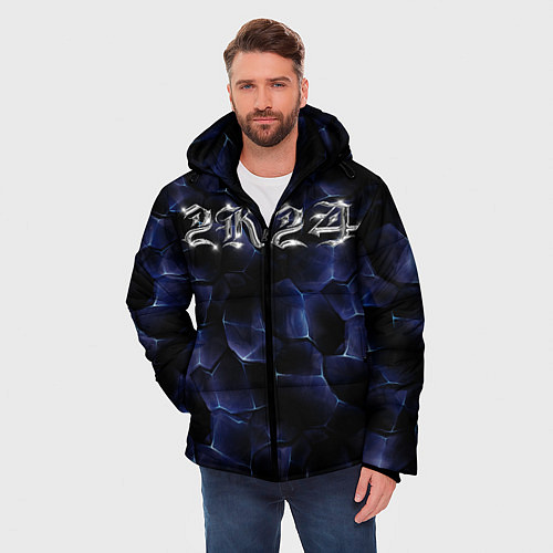 Мужская зимняя куртка 2k24 / 3D-Светло-серый – фото 3