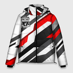 Куртка зимняя мужская Ливерпуль - абстракция, цвет: 3D-светло-серый