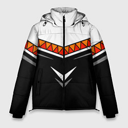 Куртка зимняя мужская Индейские мотивы в наши дни, цвет: 3D-красный