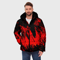 Куртка зимняя мужская Красное пламя, цвет: 3D-черный — фото 2