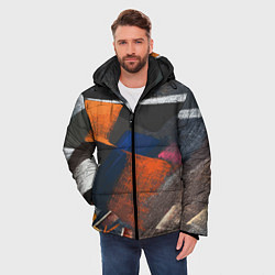 Куртка зимняя мужская Меловая симфония, цвет: 3D-светло-серый — фото 2