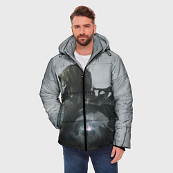 Куртка зимняя мужская STALKER 2 одиночка постер, цвет: 3D-светло-серый — фото 2