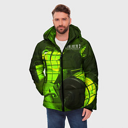 Куртка зимняя мужская STALKER 2 капсулы осознания, цвет: 3D-черный — фото 2