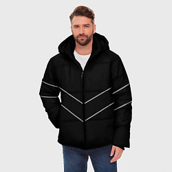 Куртка зимняя мужская Олимпийка Андрея из пацанов, цвет: 3D-черный — фото 2