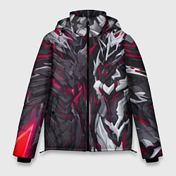 Куртка зимняя мужская Адская броня, цвет: 3D-красный