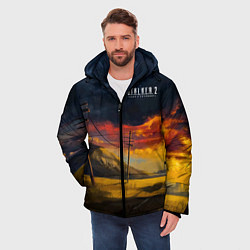 Куртка зимняя мужская STALKER 2 осеняя дорога, цвет: 3D-черный — фото 2