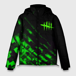 Мужская зимняя куртка Dead by daylight green neon