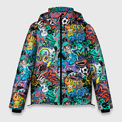 Куртка зимняя мужская Music life, цвет: 3D-светло-серый