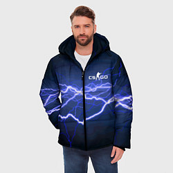 Куртка зимняя мужская Counter Strike - lightning, цвет: 3D-черный — фото 2
