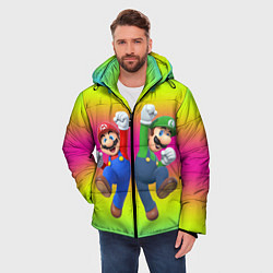 Куртка зимняя мужская Братья Марио, цвет: 3D-светло-серый — фото 2