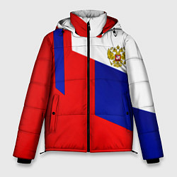 Мужская зимняя куртка Россия геометрия спортивная