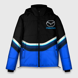 Куртка зимняя мужская Mazda sport brend car, цвет: 3D-черный