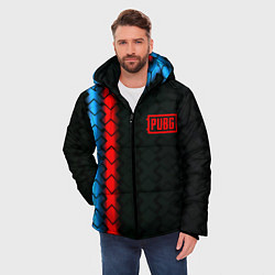 Куртка зимняя мужская ПАБГ игровая коллекция, цвет: 3D-светло-серый — фото 2