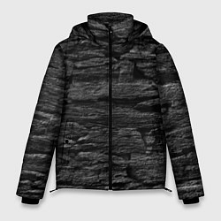 Куртка зимняя мужская Графитовый черный камень, цвет: 3D-черный