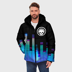 Куртка зимняя мужская The Offspring эквалайзер, цвет: 3D-черный — фото 2