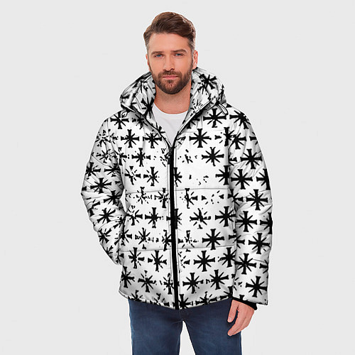 Мужская зимняя куртка Farcry ubisoft pattern / 3D-Красный – фото 3