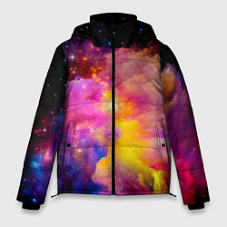 Куртка зимняя мужская Космическое пространство, цвет: 3D-светло-серый