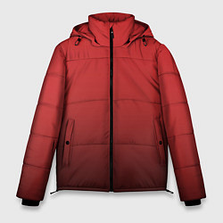 Куртка зимняя мужская Градиент клубнично-чёрный, цвет: 3D-черный