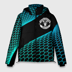 Куртка зимняя мужская Manchester United football net, цвет: 3D-черный