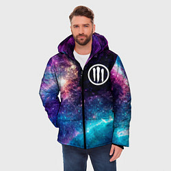 Куртка зимняя мужская Three Days Grace space rock, цвет: 3D-черный — фото 2
