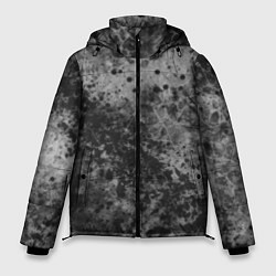 Куртка зимняя мужская Абстракция - серый пунш, цвет: 3D-светло-серый