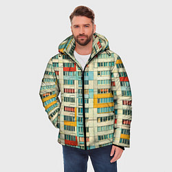 Куртка зимняя мужская Яркая панелька, цвет: 3D-светло-серый — фото 2