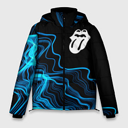 Куртка зимняя мужская Rolling Stones sound wave, цвет: 3D-черный
