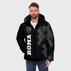 Куртка зимняя мужская Roma sport на темном фоне по-вертикали, цвет: 3D-черный — фото 2