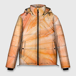 Куртка зимняя мужская Мандарин абстракция акварель, цвет: 3D-черный