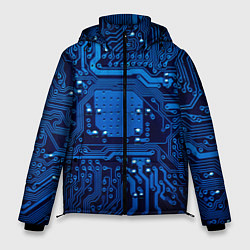 Куртка зимняя мужская Текстолит, цвет: 3D-черный